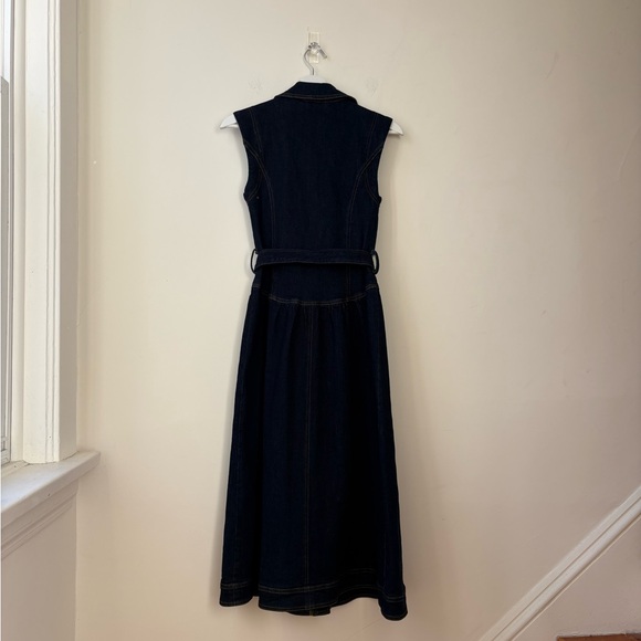 Adelyn Rae Navy Sleeveless Midi Dress - Picture 5 of 16